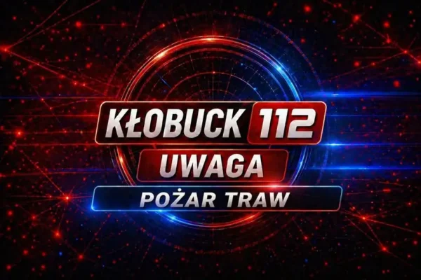 Pożar nieużytków w Łobodnie. Strażacy z Kłobucka w akcji
