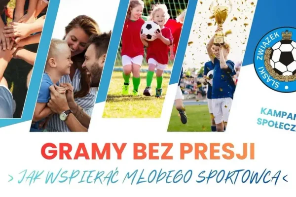 „Gramy bez Presji” – Śląski ZPN walczy z nadmierną presją wśród młodych piłkarzy