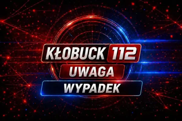 Kolizja na A1 w Kalei – auto uderzyło w bariery, interweniują strażacy