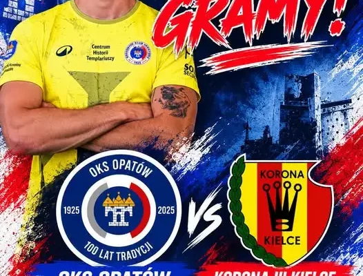 OKS Opatów zagra z Koroną III Kielce – zaproszenie na mecz
