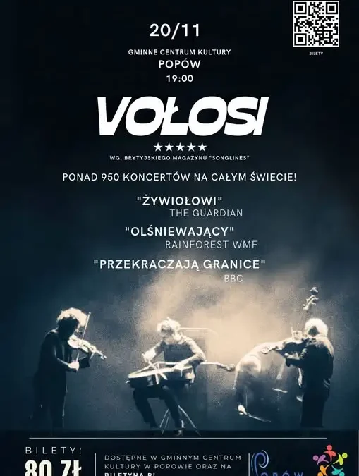 VOŁOSI zagrają w Popowie – koncert pełen emocji już 20 listopada