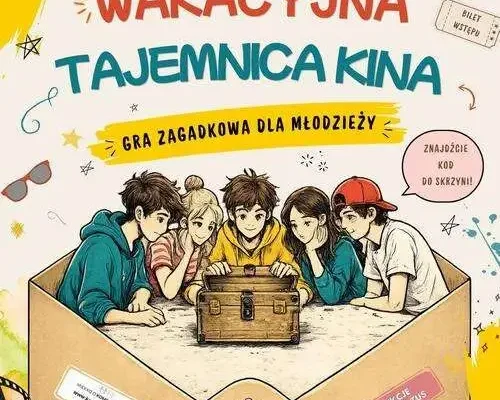 Filmowa sobota w bibliotece w Pankach – seans i escape room dla młodzieży