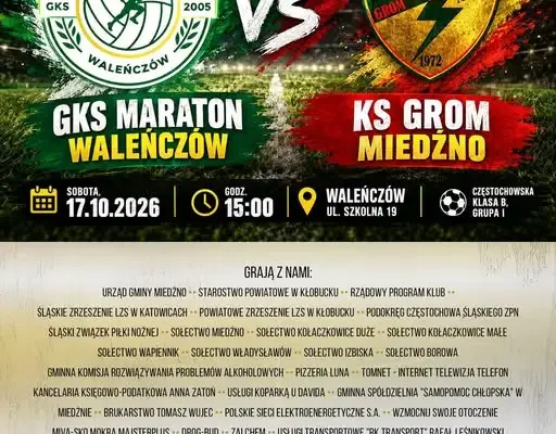 Grom Miedźno wraca do gry. Seniorzy rozpoczną rewanżową serię meczów