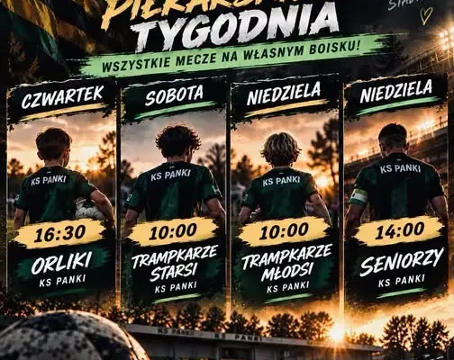 Piłkarski maraton w Pankach – cztery mecze, trzy dni, jeden stadion!