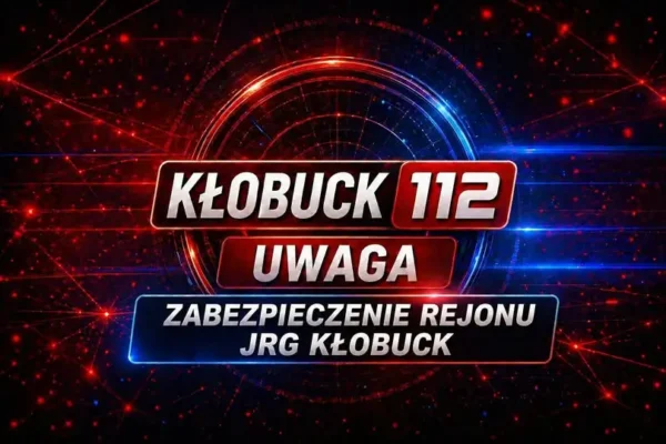 Strażacy z Kłobucka i Białej zabezpieczali rejon działań w Cygance