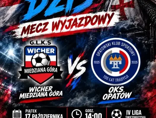 OKS Opatów zagra dziś na wyjeździe z Wichrem Miedziana Góra