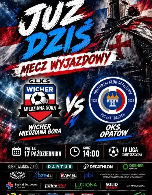 OKS Opatów zagra dziś na wyjeździe z Wichrem Miedziana Góra