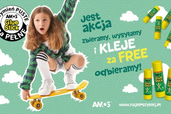 GOK Lipie zbiera puste kleje AMOS – wymienią je na nowe dla dzieci