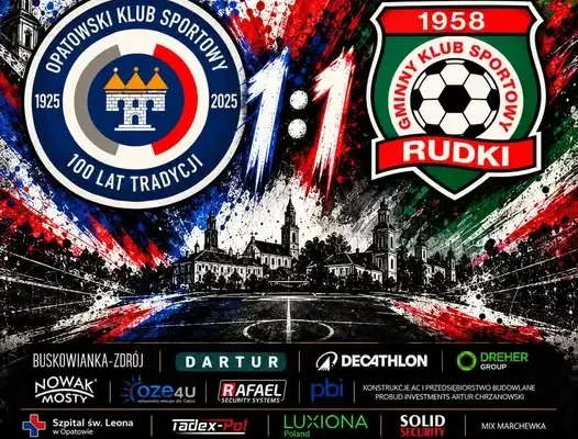 OKS Opatów remisuje z GKS Rudki 1:1