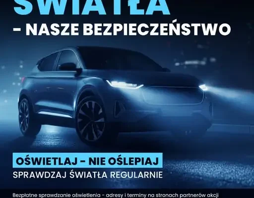 Bezpłatne sprawdzenie świateł w listopadzie i grudniu – rusza akcja śląskiej policji