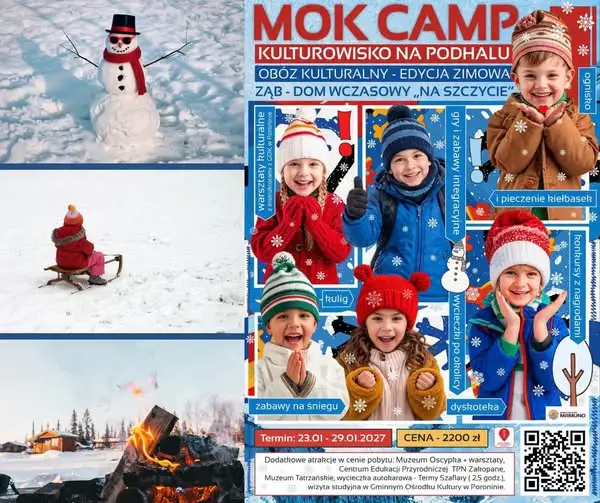 MOK Camp – zimowa przygoda na Podhalu. Zapisy tylko do 30 października
