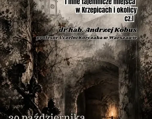Krzepice: spotkanie z dr. hab. Andrzejem Kobusem o zapomnianych cmentarzach i kryptach