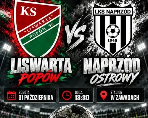 Liswarta Popów podejmie Naprzód Ostrowy w 11. kolejce – czas na rehabilitację