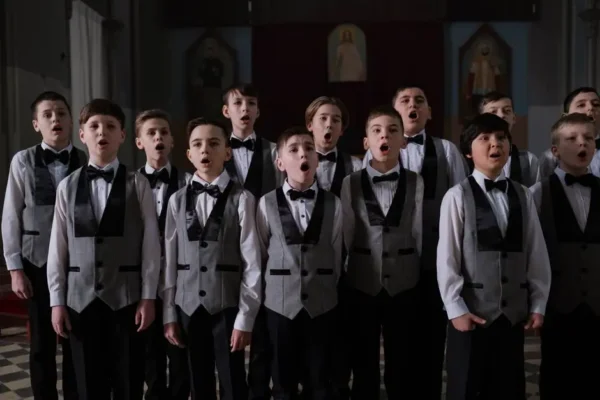 Koncert „SACRUM – w muzyce przez dzieje” w Gidlach – Chór Con Amore z Wręczycy Wielkiej na scenie